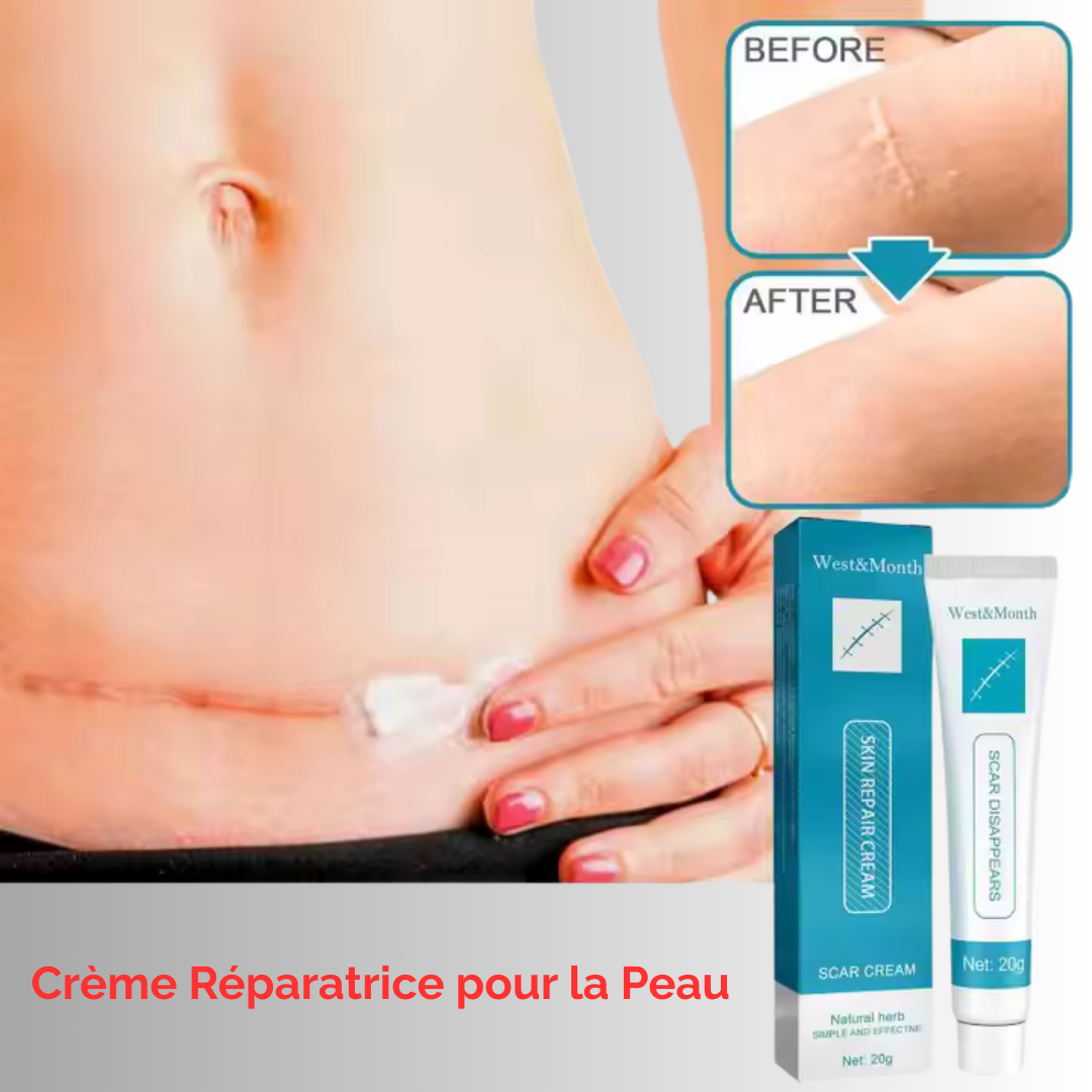 Crème réparatrice pour cicatrices