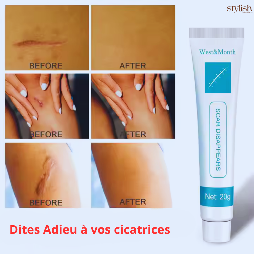 Crème réparatrice pour cicatrices