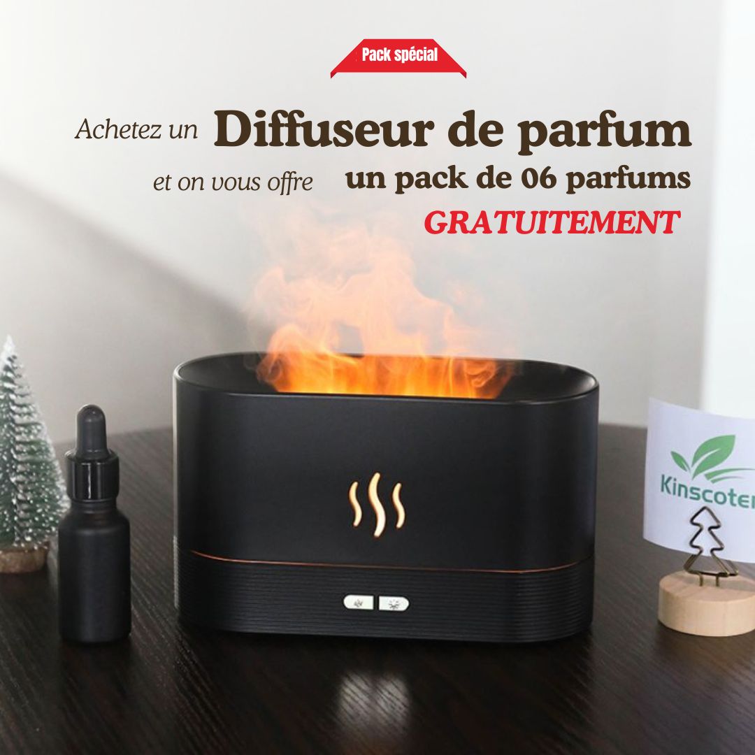 Diffuseur de parfum + Pack de 04 parfums offerts